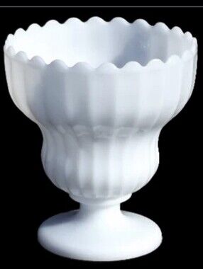 Brody Milk Glass Pedestal Vase